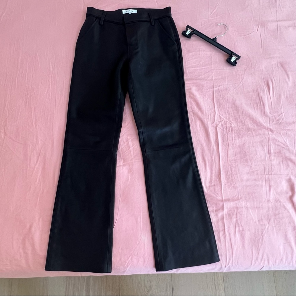 Frame leather pants
